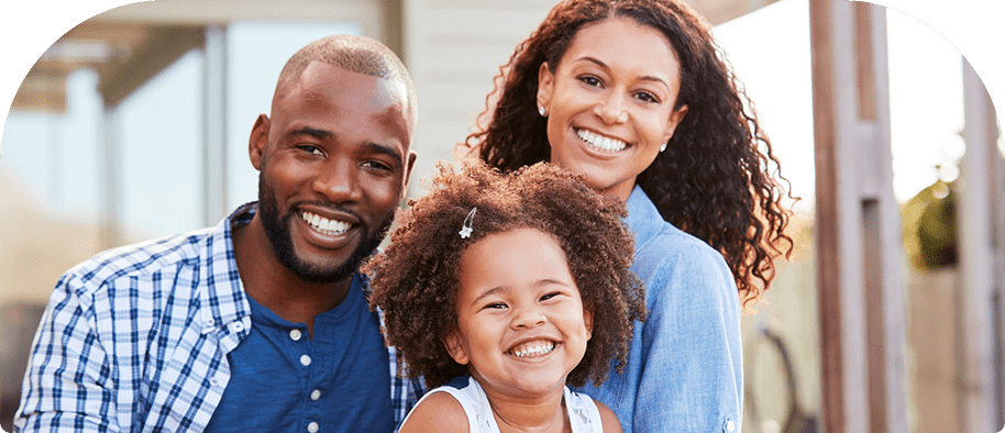 smiling family