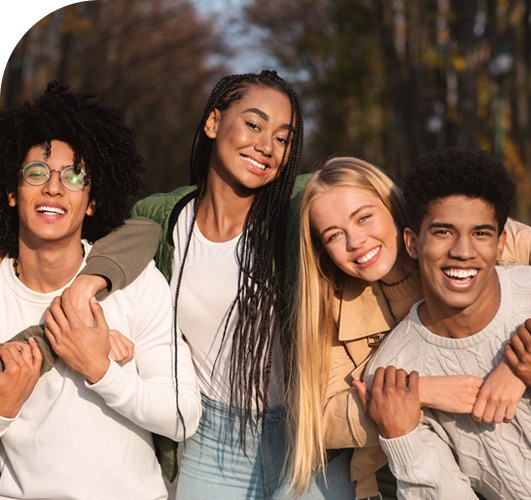 Group of Friends Smiling