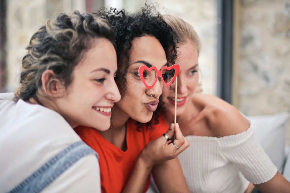 Group of friends posing for a picture